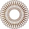 Ekena Millwork Cornelius Wood Fretwork Pierced Ceiling Medallion, Walnut, 28"OD x 10 3/8"ID x 1/4"T CMWP28X0250CRWA - alternate 5